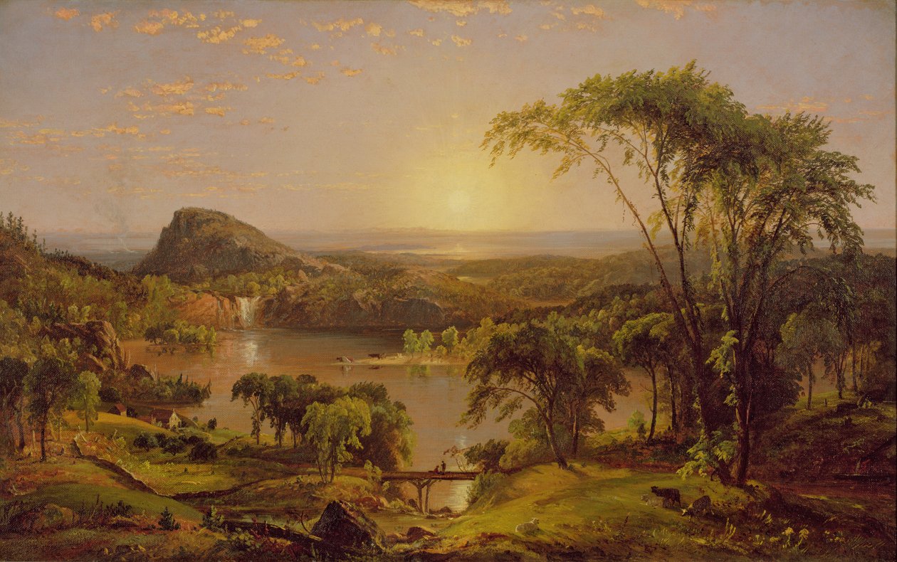 Sommer, Lake Ontario av Jasper Francis Cropsey