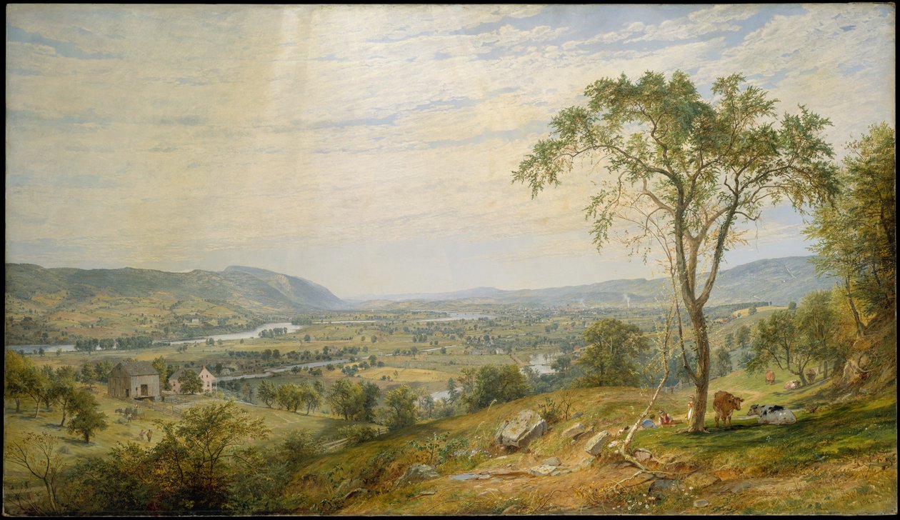 Wyoming-dalen av Jasper Francis Cropsey
