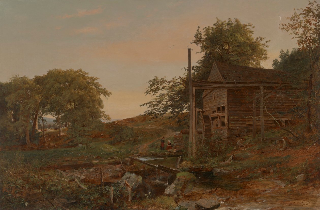 Vannmøllen av Jasper Francis Cropsey