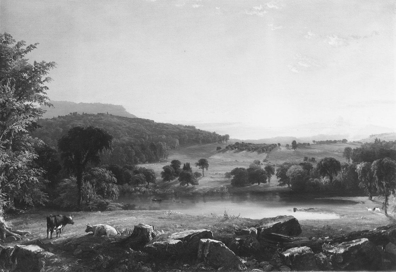 Utsikt nær Sherburne, Chenango County, New York av Jasper Francis Cropsey