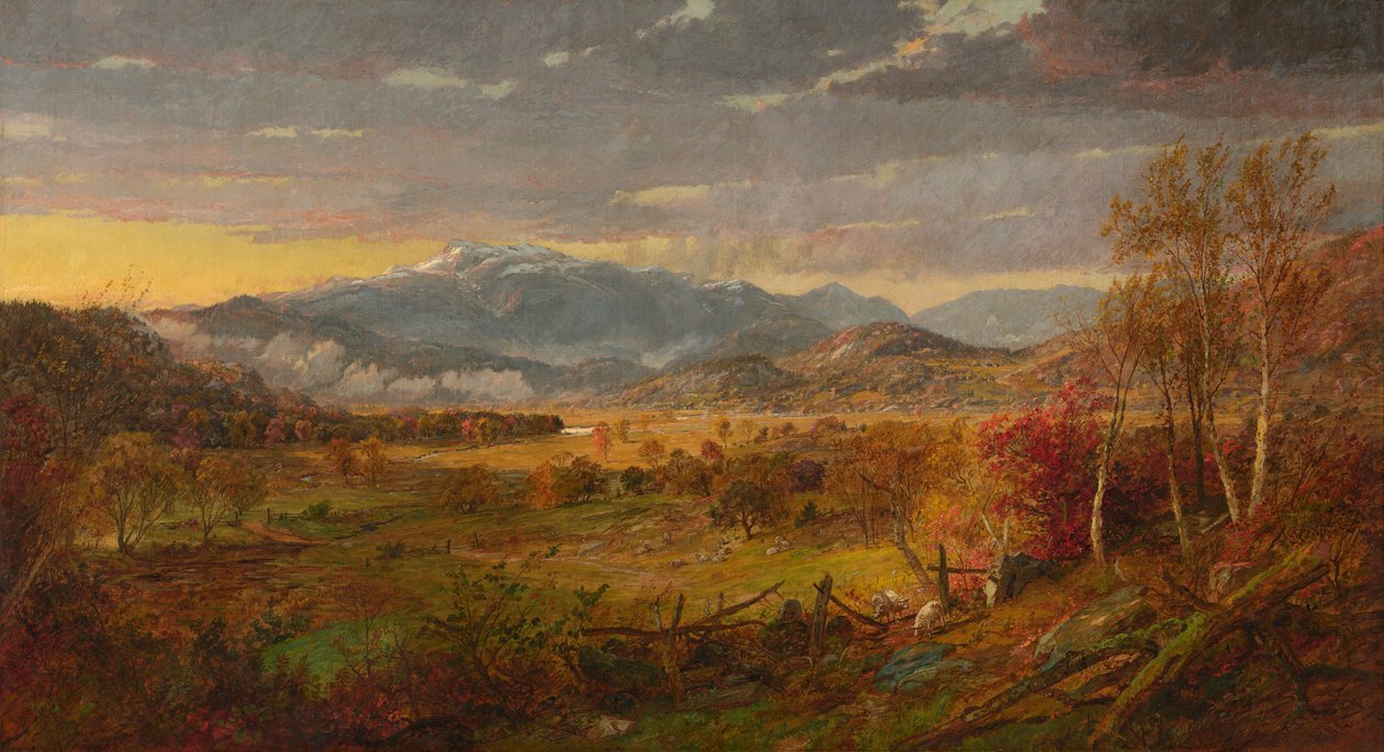 Utsikt over Mount Washington av Jasper Francis Cropsey