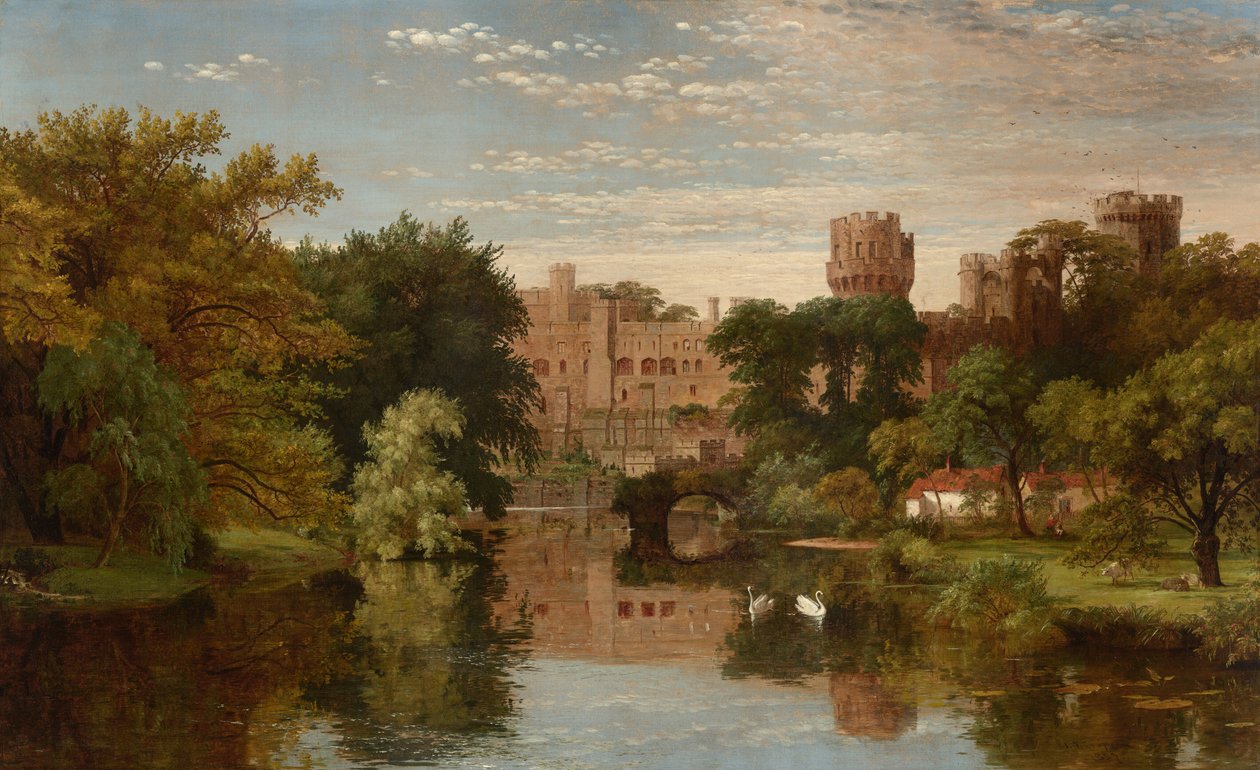 Warwick Castle, England av Jasper Francis Cropsey