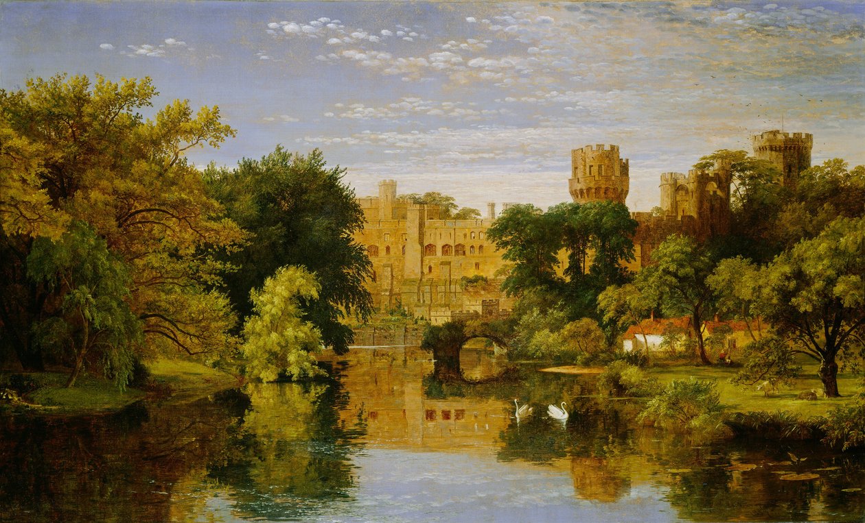 Warwick Castle, England, 1857. av Jasper Francis Cropsey