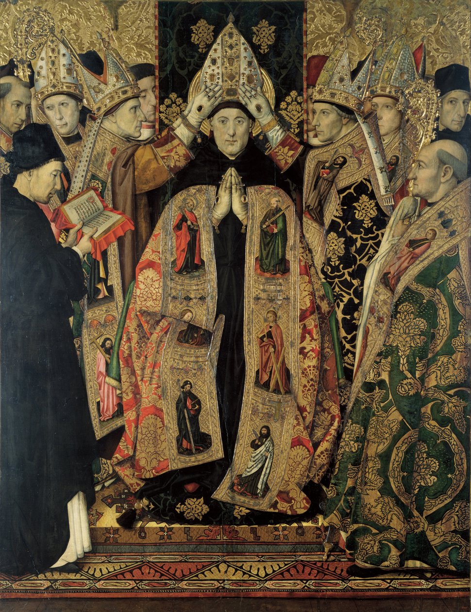 Innvielse av Saint Augustine av Jaume Huguet