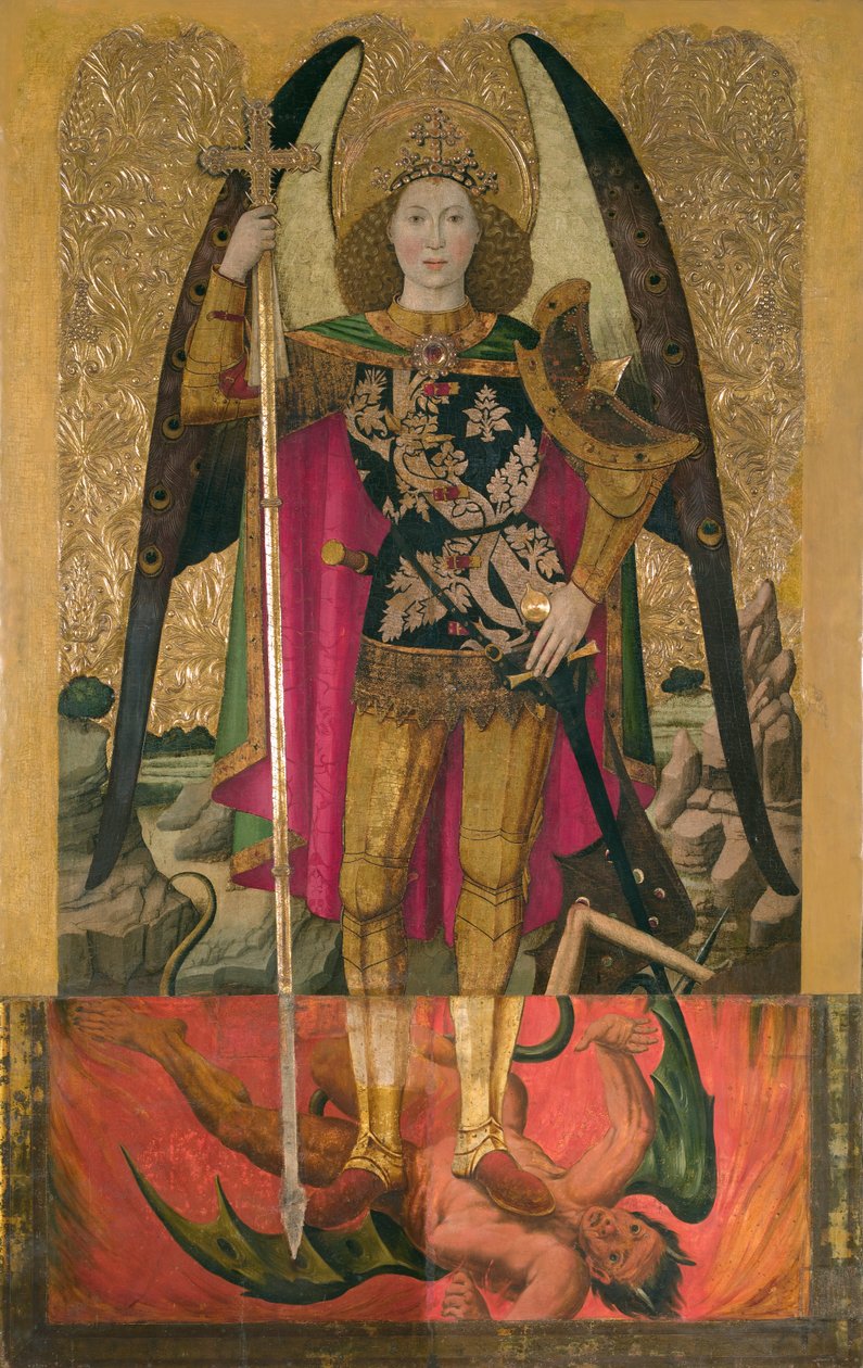 Den hellige Michael av Jaume Huguet