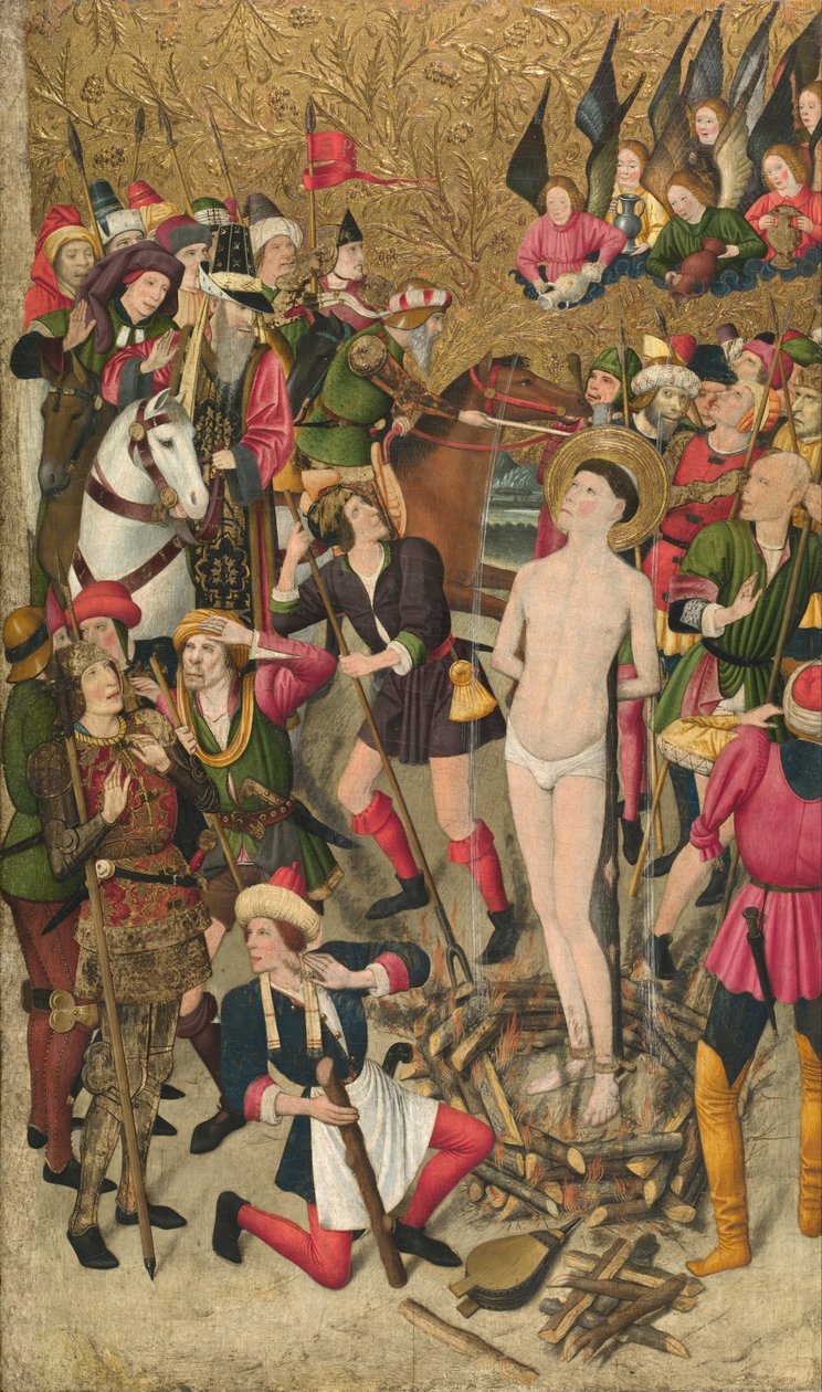 Saint Vincent på innsatsen av Jaume Huguet