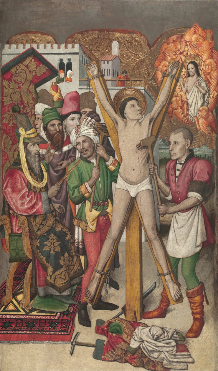 Saint Vincent på hylla av Jaume Huguet