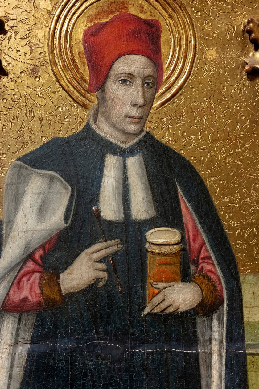 Altertavle (altertavle av de hellige Abdó og Senén) av Jaume Huguet