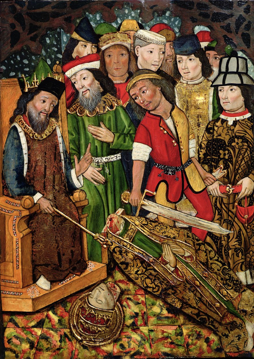 Halshuggingen av St. Fabian av Jaume Huguet