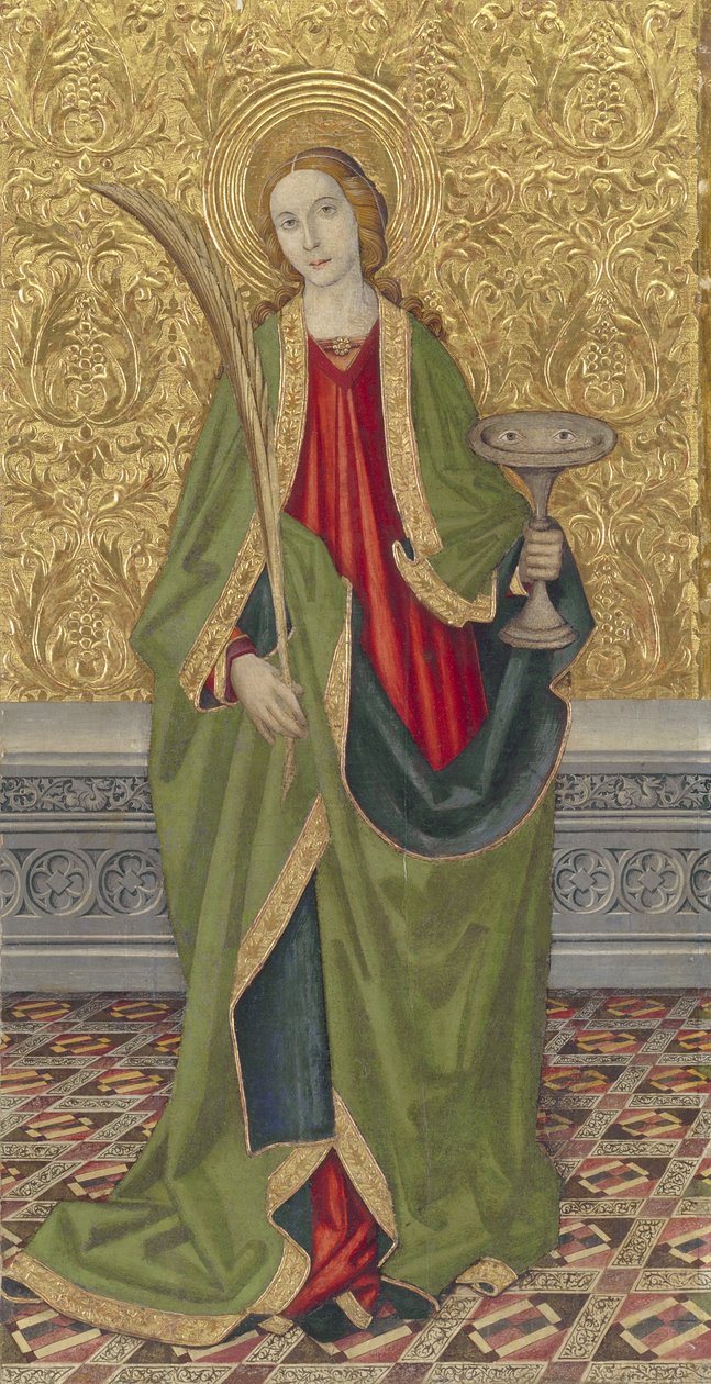 Saint Lucy, ca. 1500 av Jaume the younger Vergós