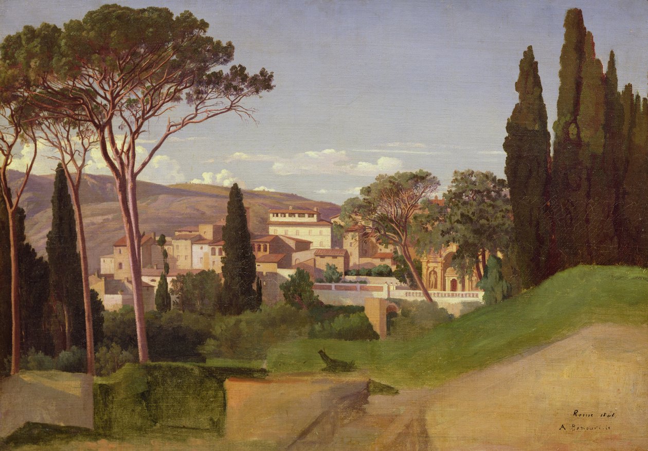 Utsikt over en romersk villa, 1844 av Jean Achille Benouville