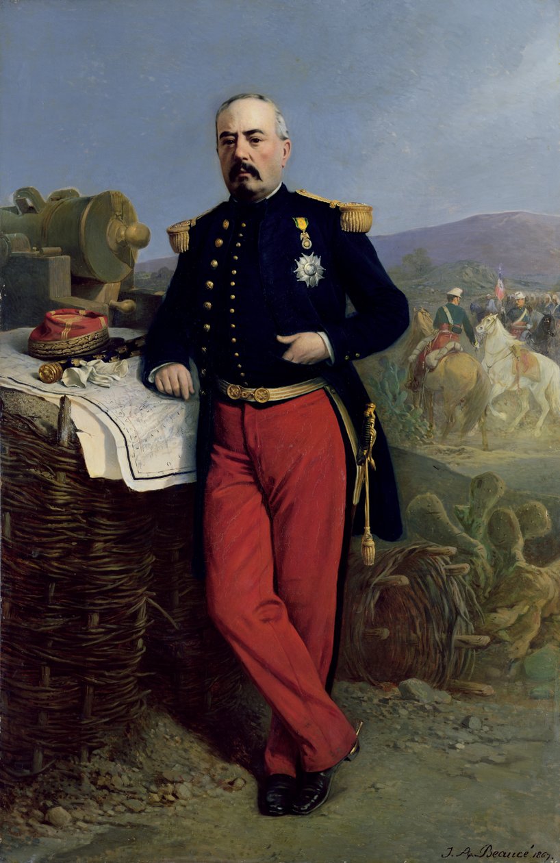 Achille Bazaine (1811-88) 1867 av Jean Adolphe Beauce