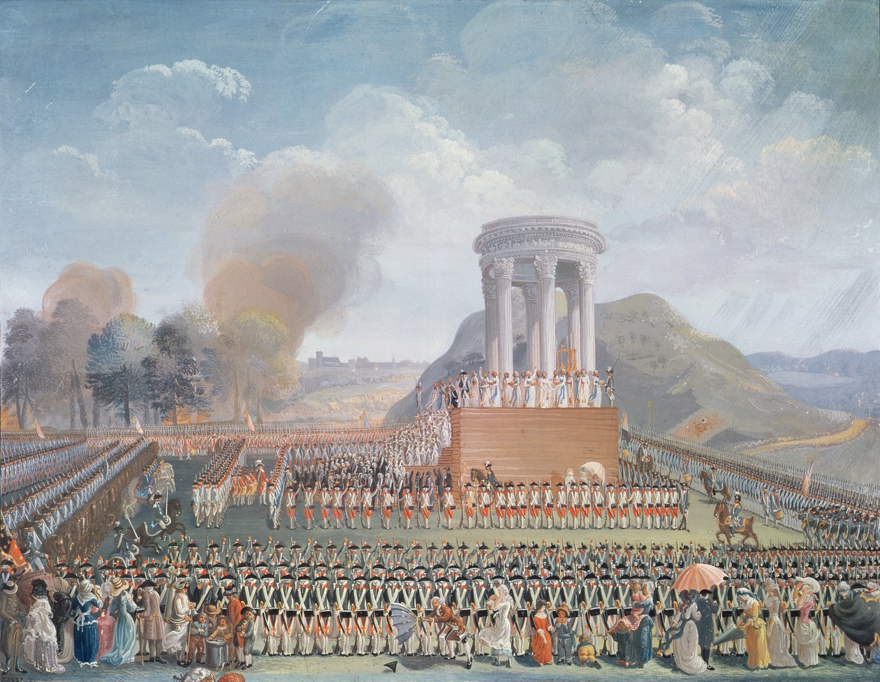 Forbundets festival, 14. juli 1790 av Jean Alexis Cornu