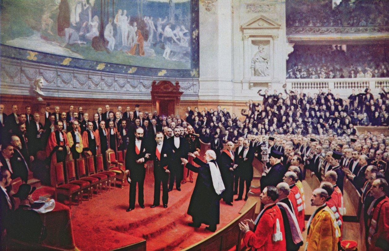 The Jubilee of Louis Pasteur (1822-95) ved Sorbonne, 27. desember 1892, fra 
