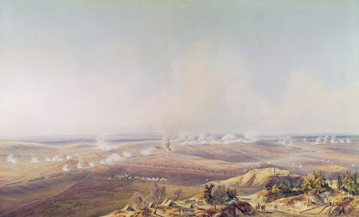 Slaget ved Austerlitz, 2. desember 1805, ti klokken, 1835 av Jean Antoine Simeon Fort