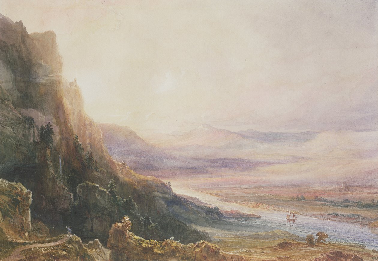 Perth landskap, 1850 av Jean Antoine Theodore Gudin