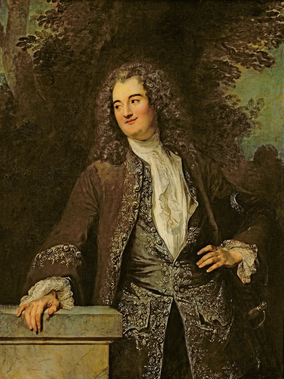 Portrett av en gentleman, eller portrett av Jean de Julienne av Jean Antoine Watteau
