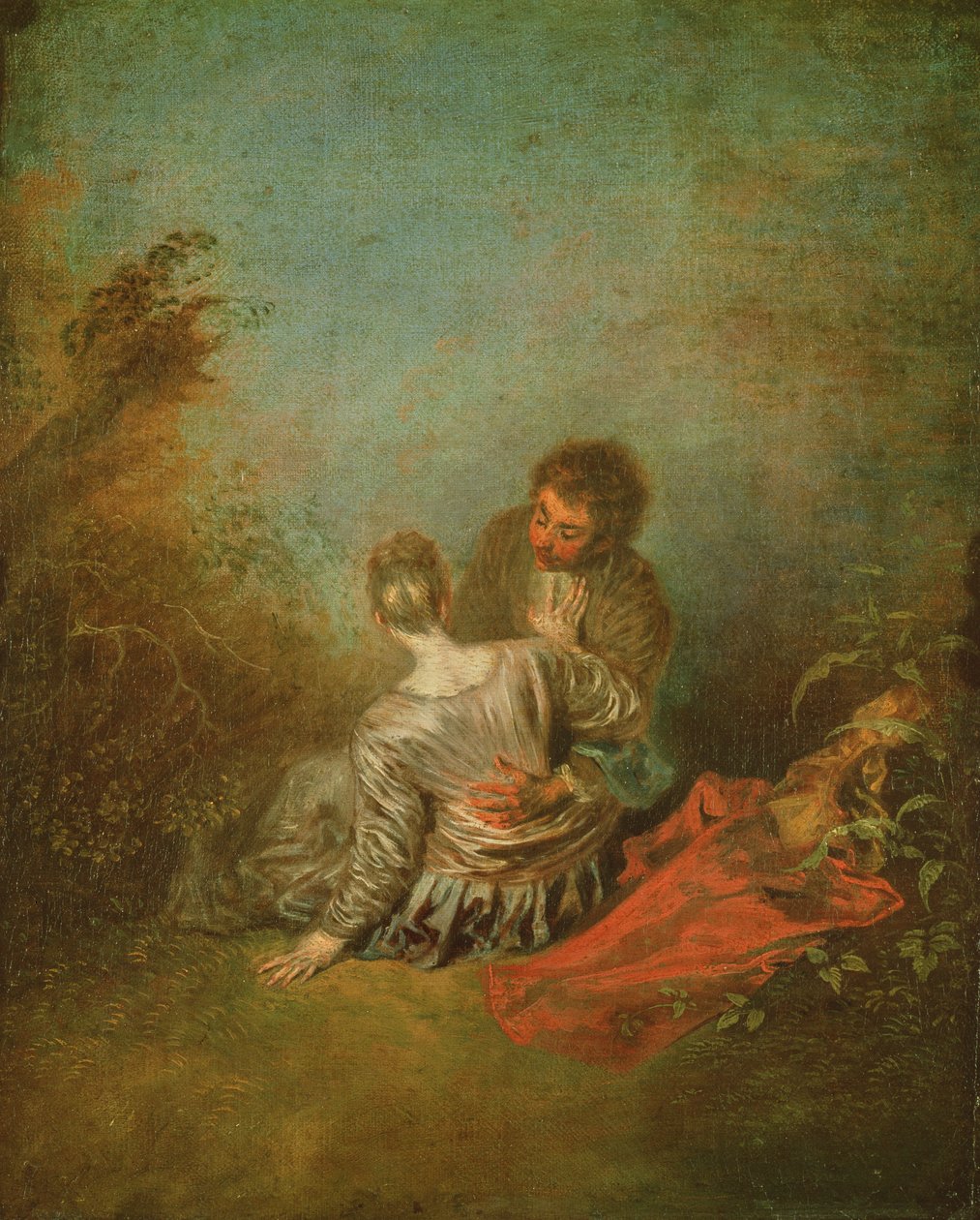The Faux Pas, ca. 1717 av Jean Antoine Watteau