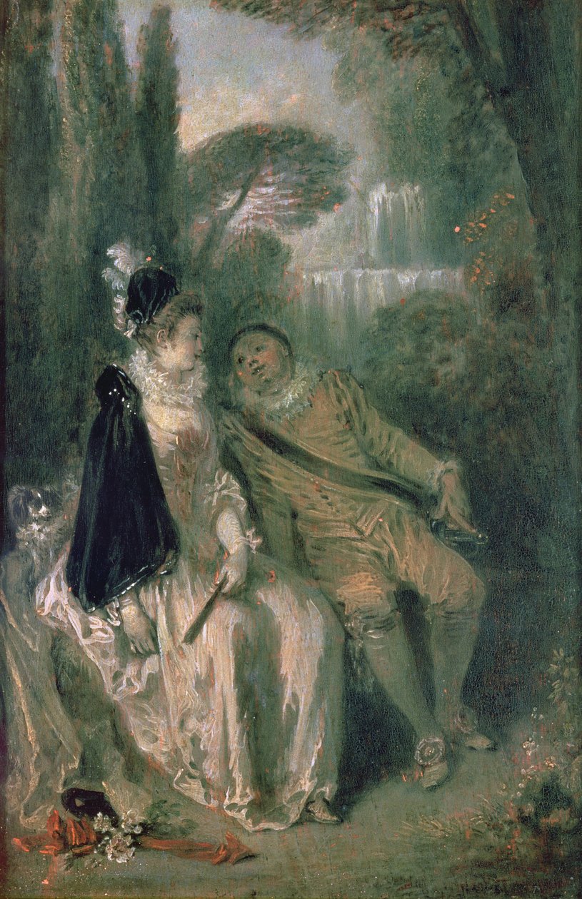 The Graceful Rest, ca. 1713 av Jean Antoine Watteau