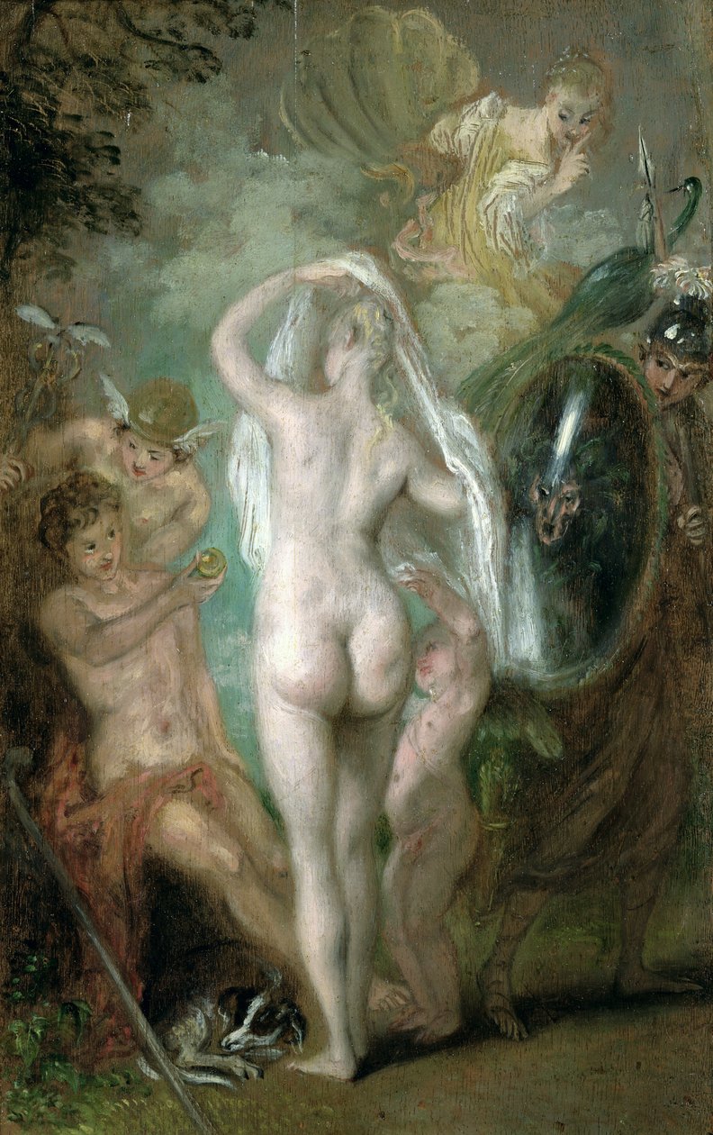 Paris-dommen av Jean Antoine Watteau