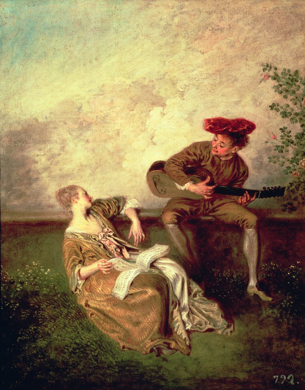 Sangtimen av Jean Antoine Watteau