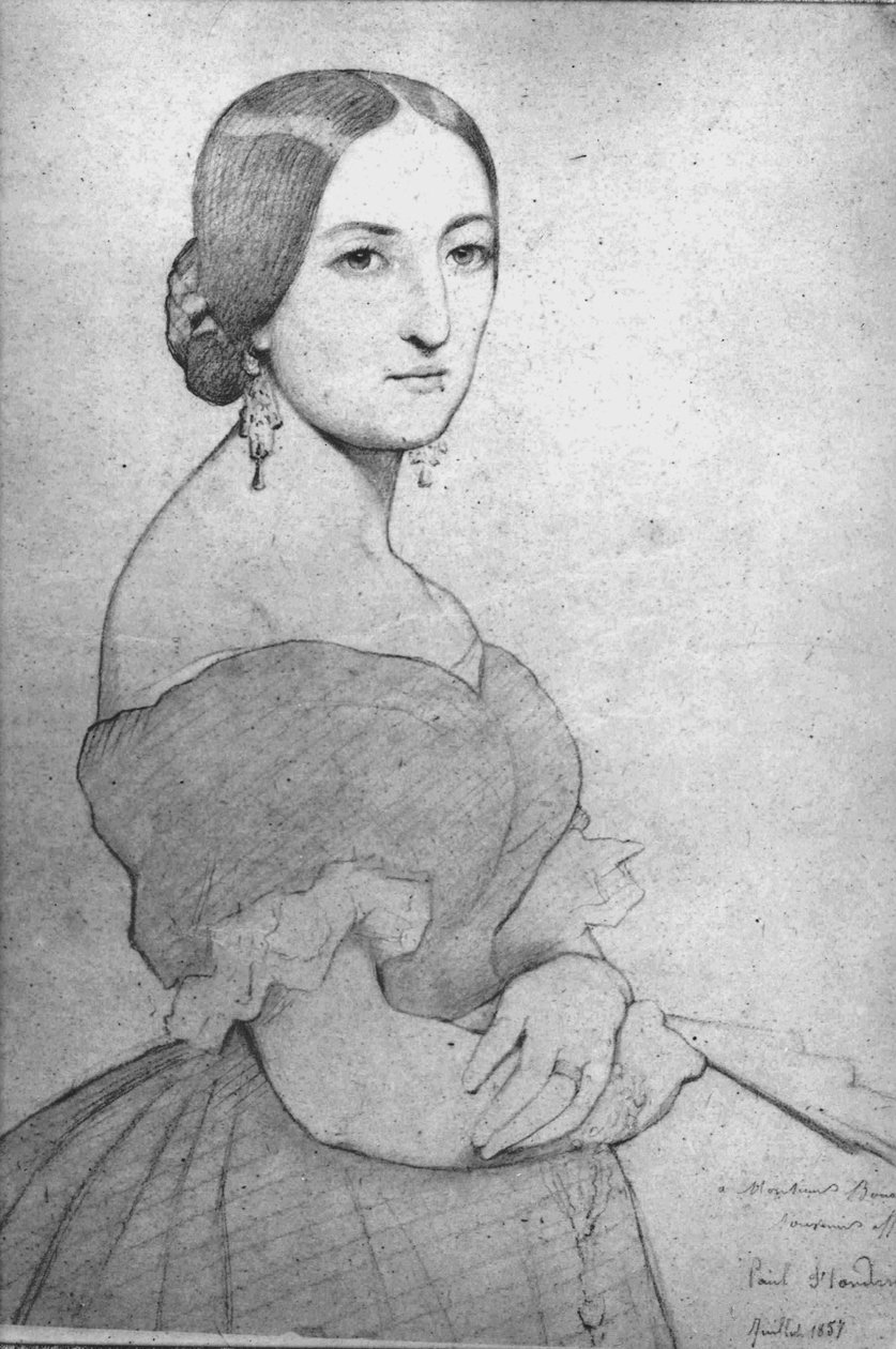 Portrett av fru Bouchot, née Camp de Pedros av Jean Auguste Dominique Ingres
