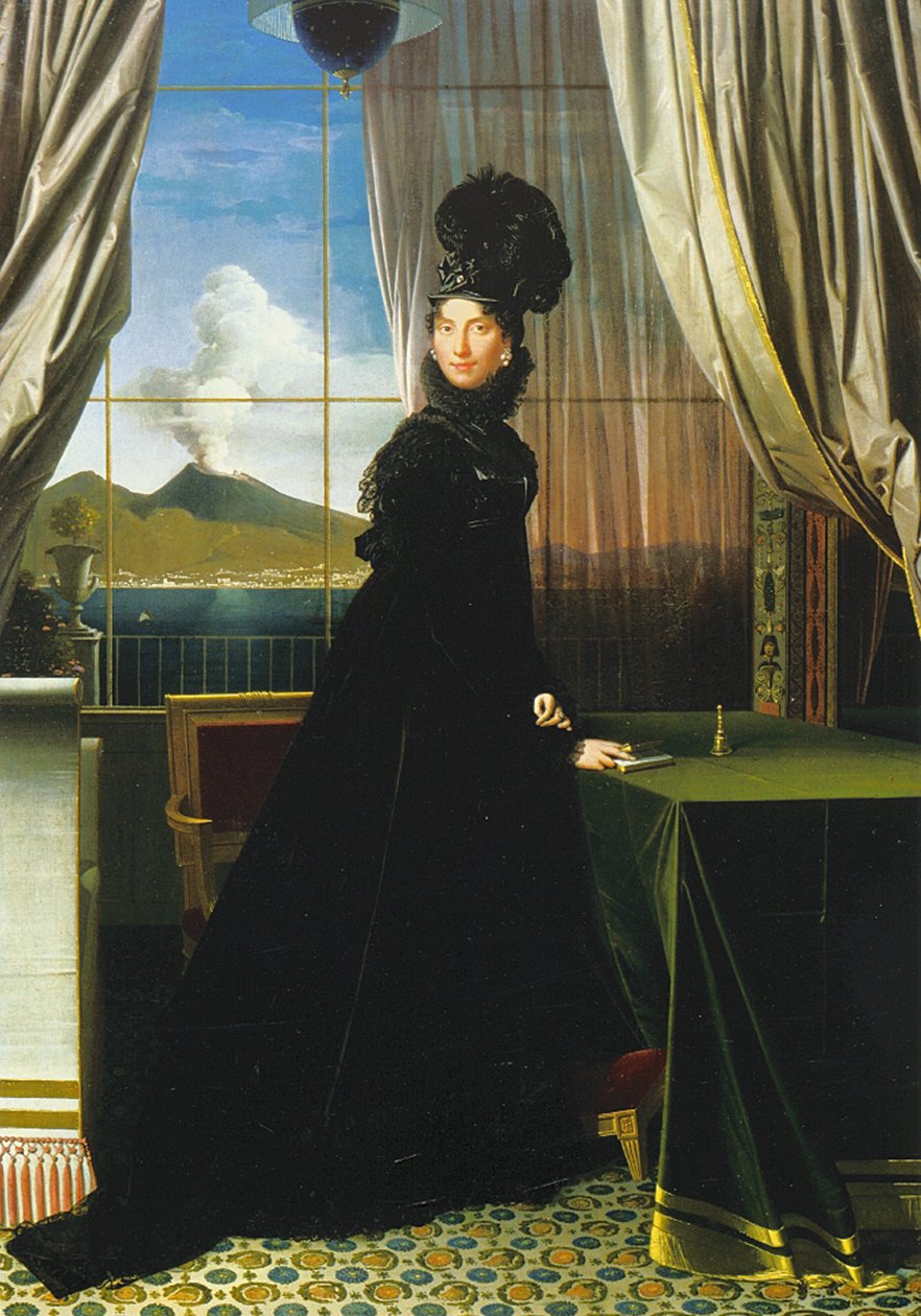 Caroline Murat, dronning av Napoli, 1814 av Jean Auguste Dominique Ingres