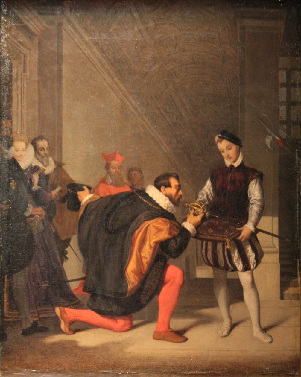 Don Pedro fra Toledo kysser sverdet til Henry IV av Jean Auguste Dominique Ingres