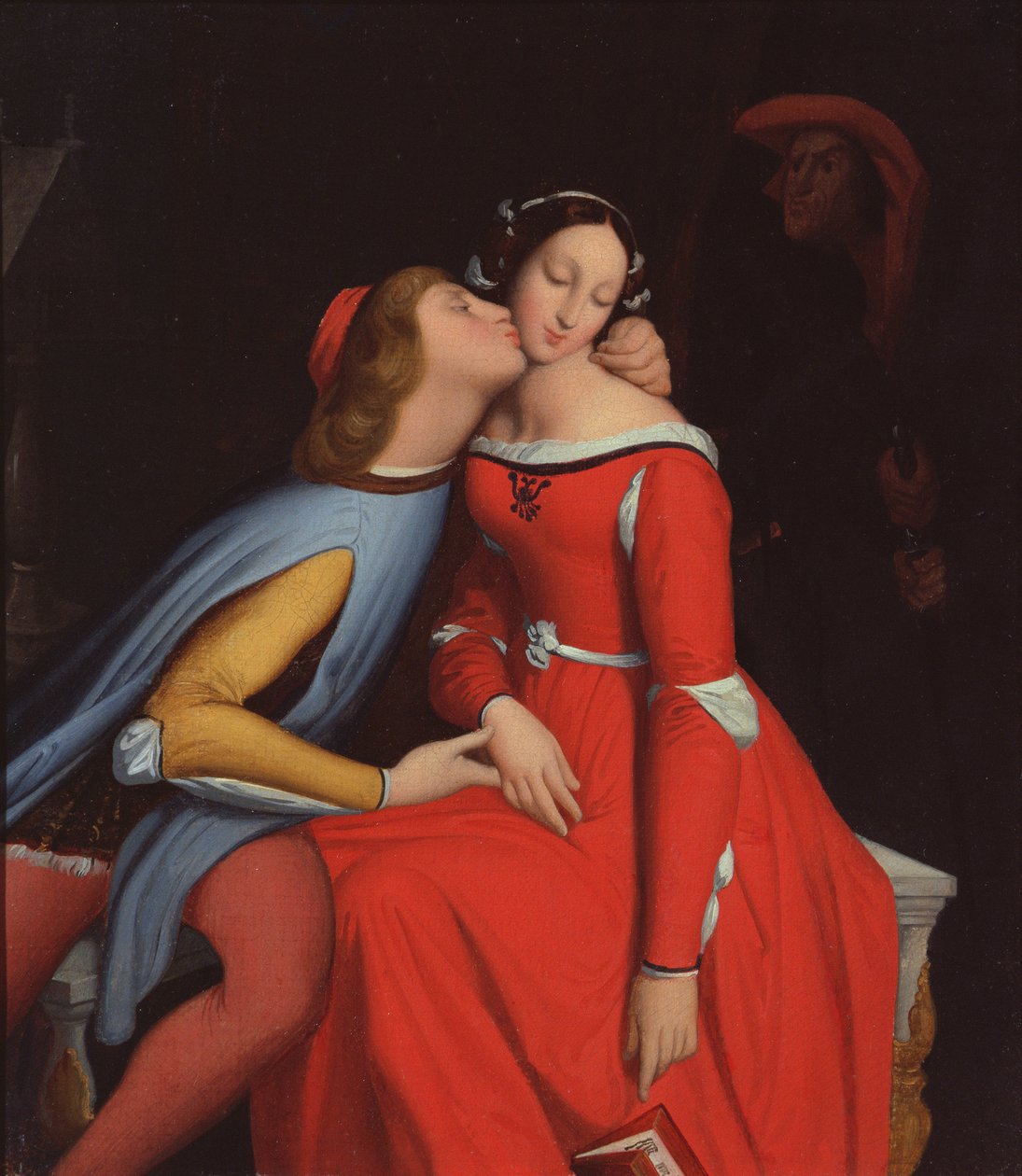 Francesca da Rimini og Paolo Malatesta, 1819 av Jean Auguste Dominique Ingres