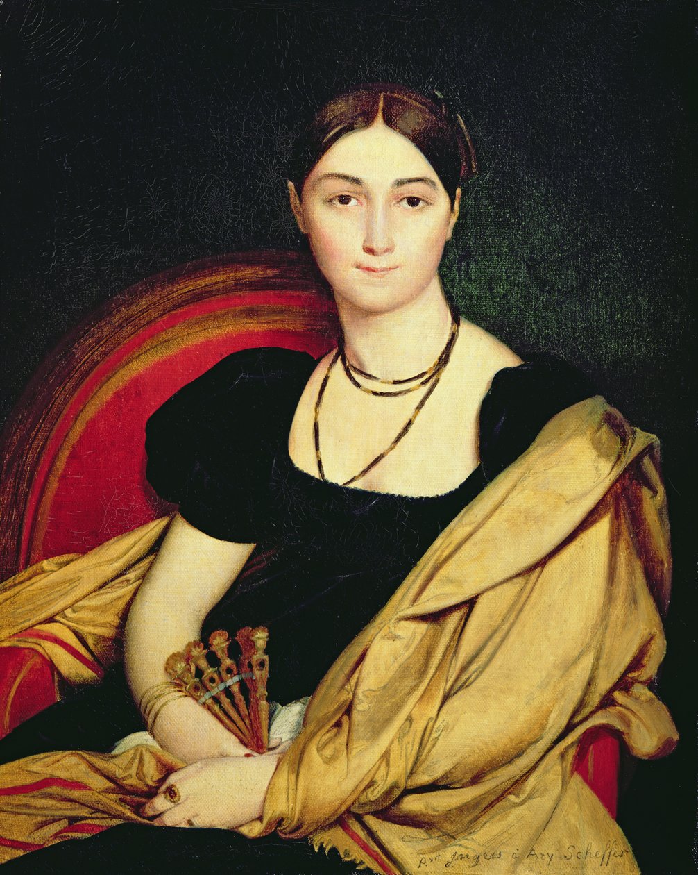 Madame Devaucay, 1807 av Jean Auguste Dominique Ingres