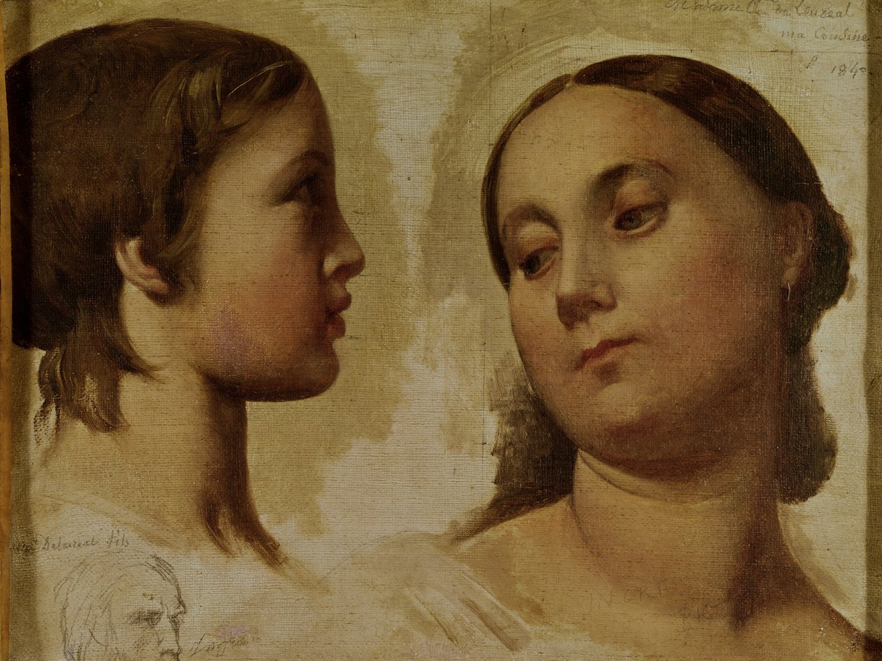 Madame Lauréal og hennes sønn, 1840 av Jean Auguste Dominique Ingres
