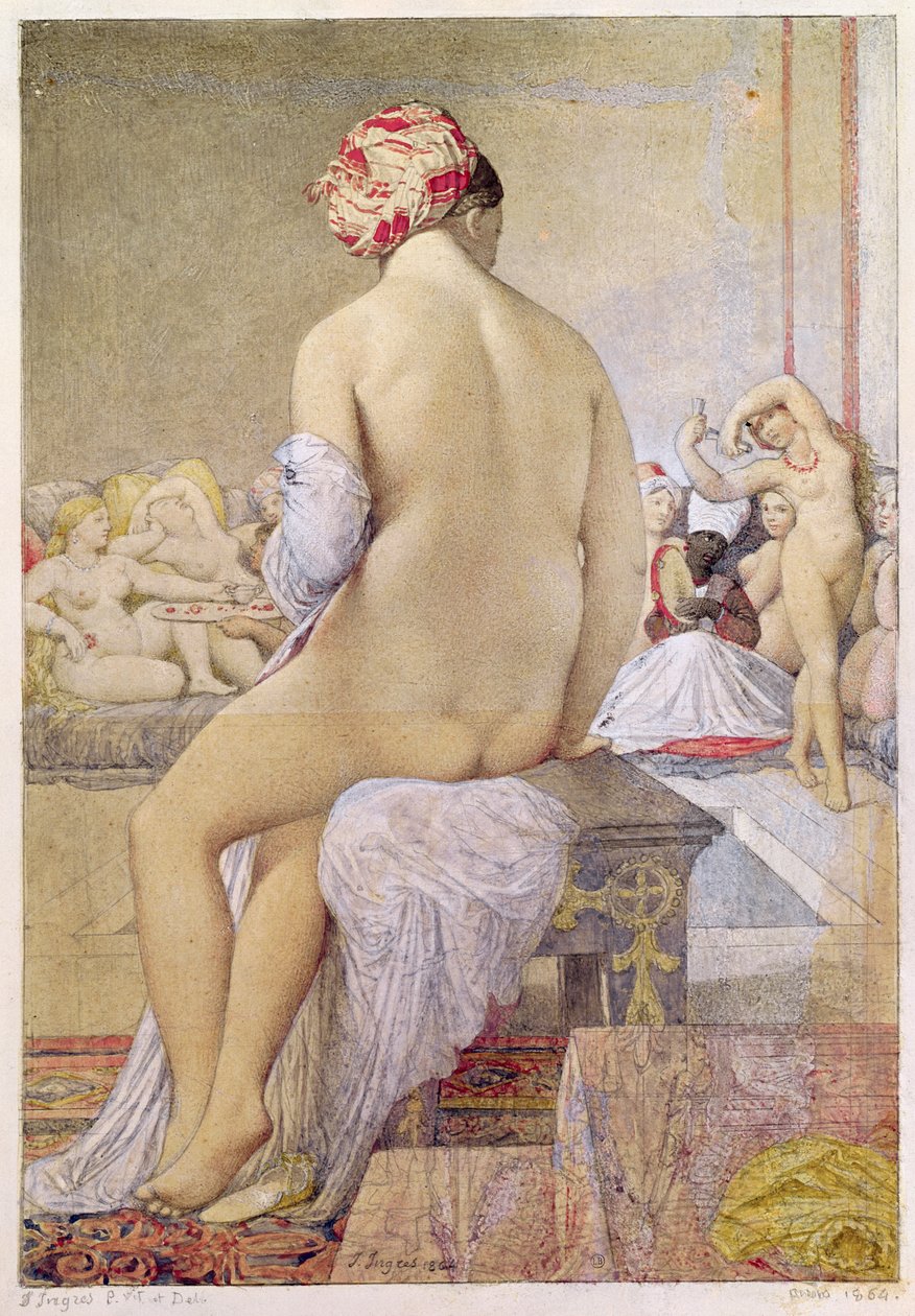 Odalisque eller den lille baderen, 1864 av Jean Auguste Dominique Ingres