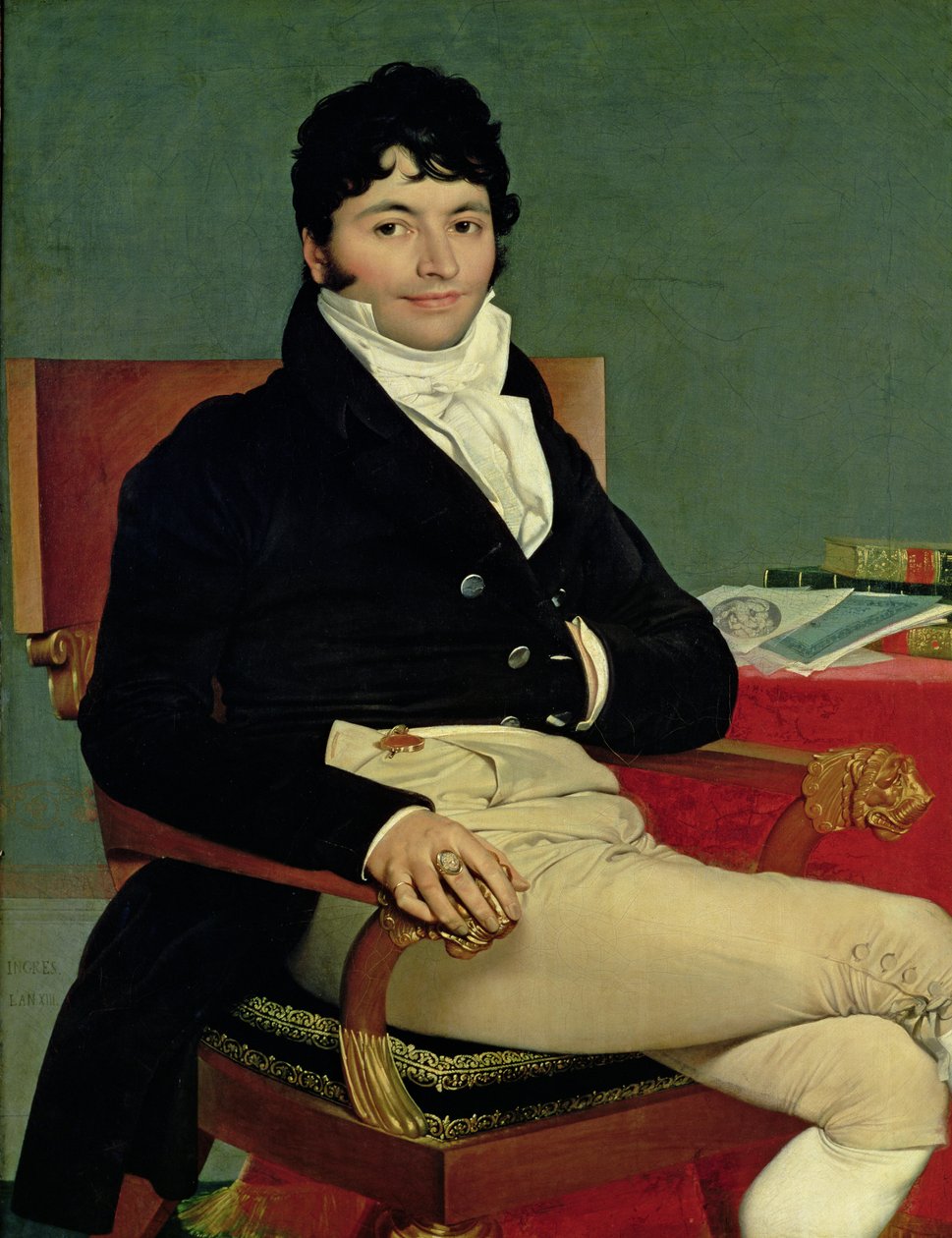 Philibert Riviere (1766-1816) 1805 av Jean Auguste Dominique Ingres