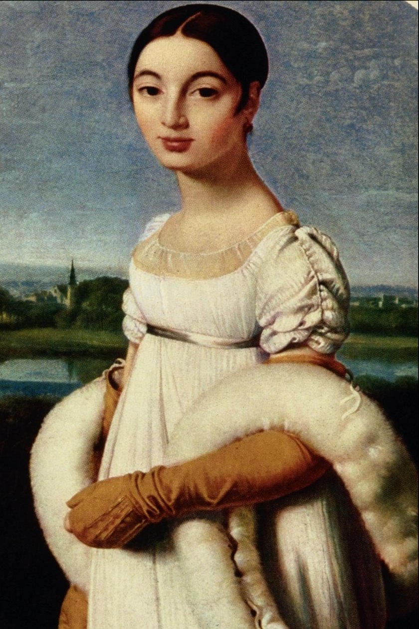 Portrett av Mademoiselle Riviere av Jean Auguste Dominique Ingres