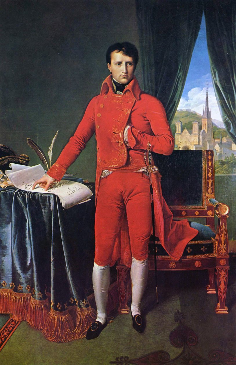 Portrett av Napoleon Bonaparte som første konsul av Jean Auguste Dominique Ingres