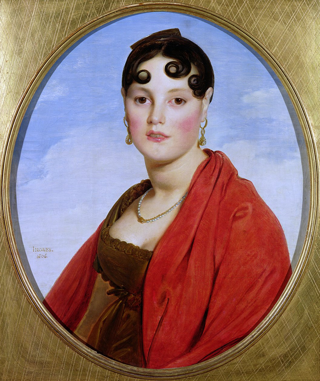 Portrett av Madame Aymon, eller La Belle Zelie, 1806 av Jean Auguste Dominique Ingres