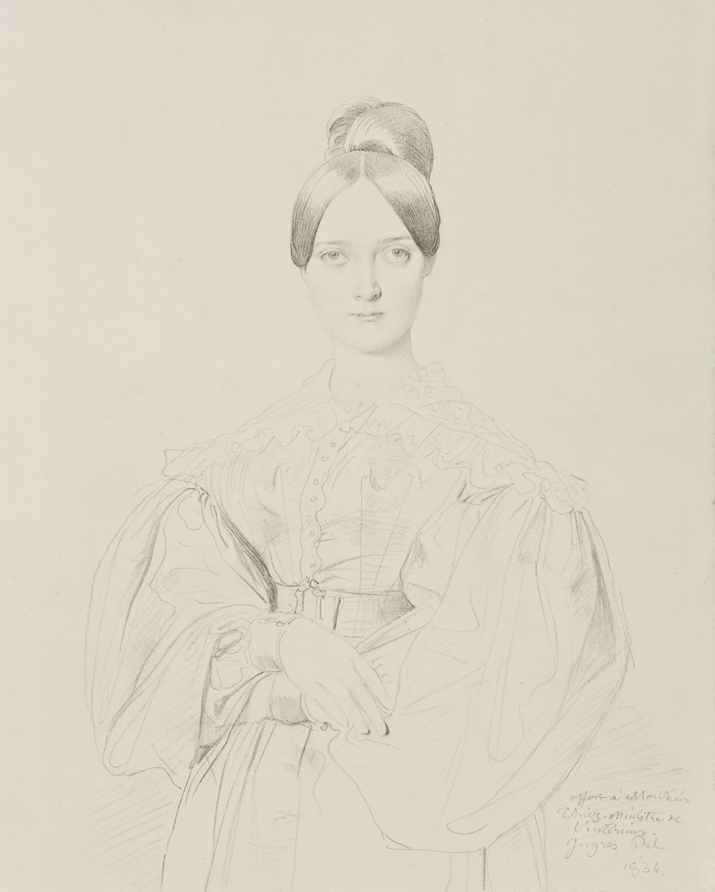 Portrett av Madame Thiers, 1834 av Jean Auguste Dominique Ingres