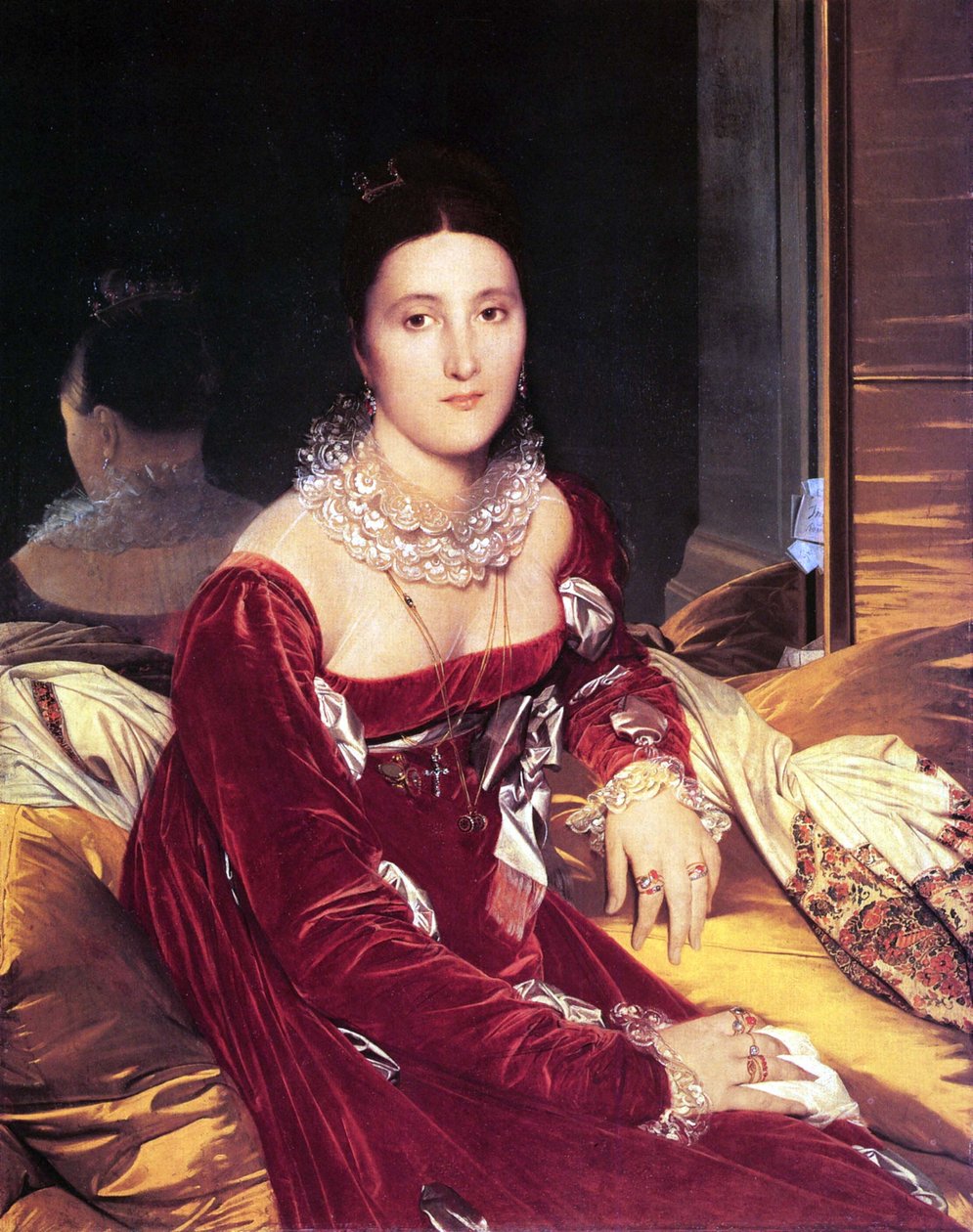 Portrett av Madame de Senonnes av Jean Auguste Dominique Ingres