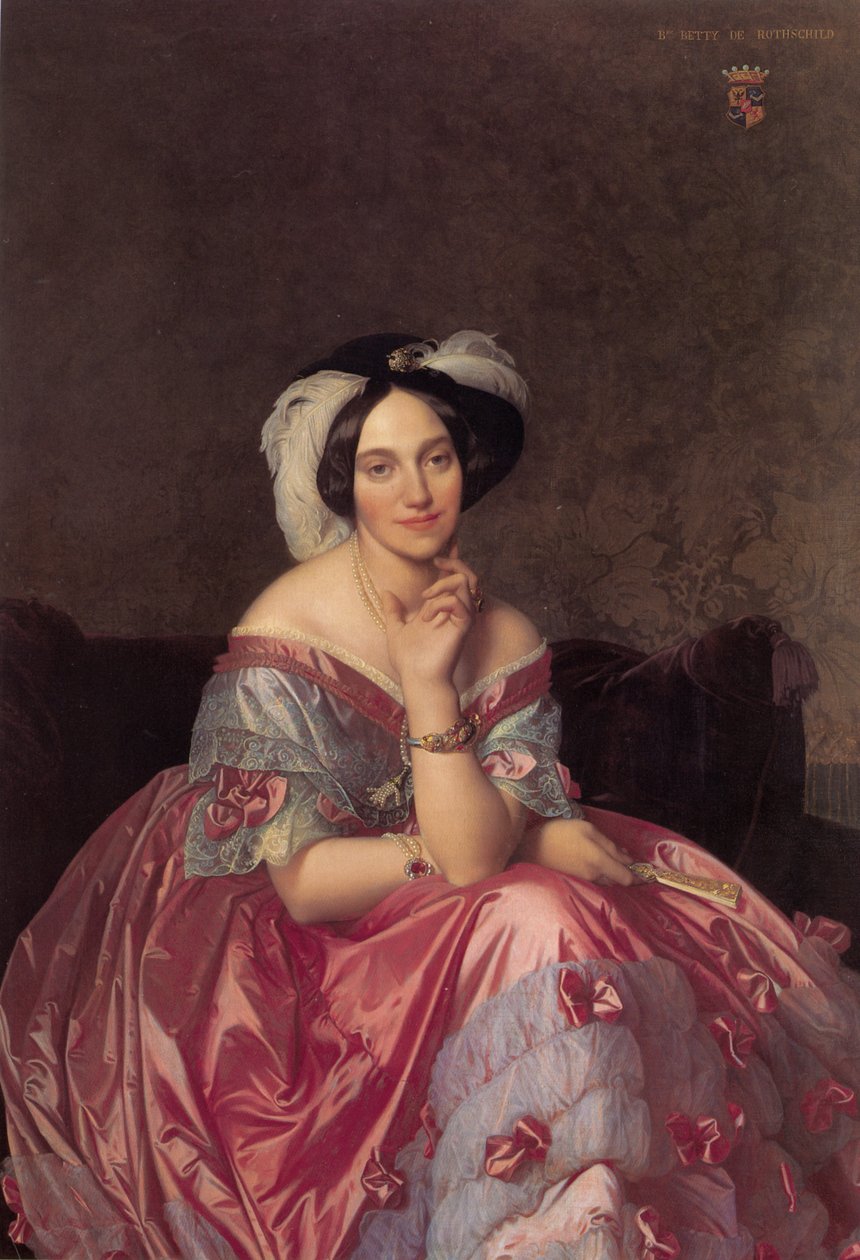 Portrett av baronessen James de Rothschild av Jean Auguste Dominique Ingres