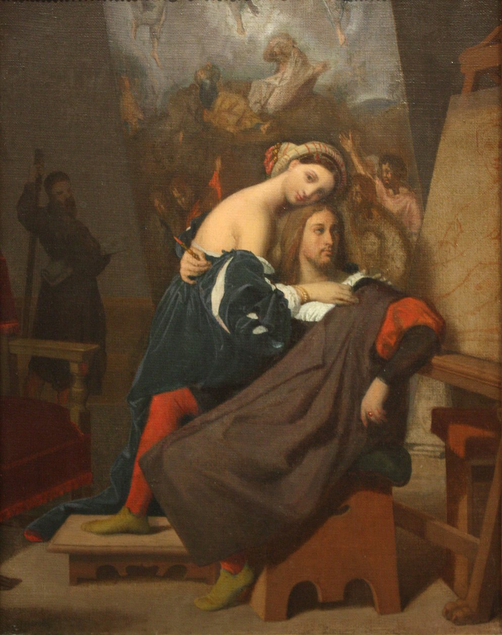 Raphael and the Bakers Daughter av Jean Auguste Dominique Ingres