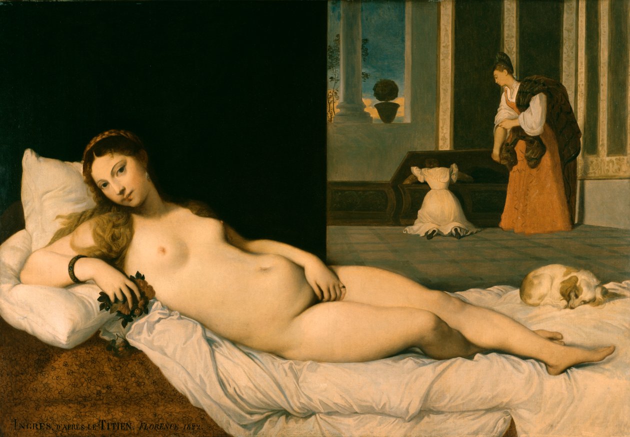 Liggende Venus av Jean Auguste Dominique Ingres