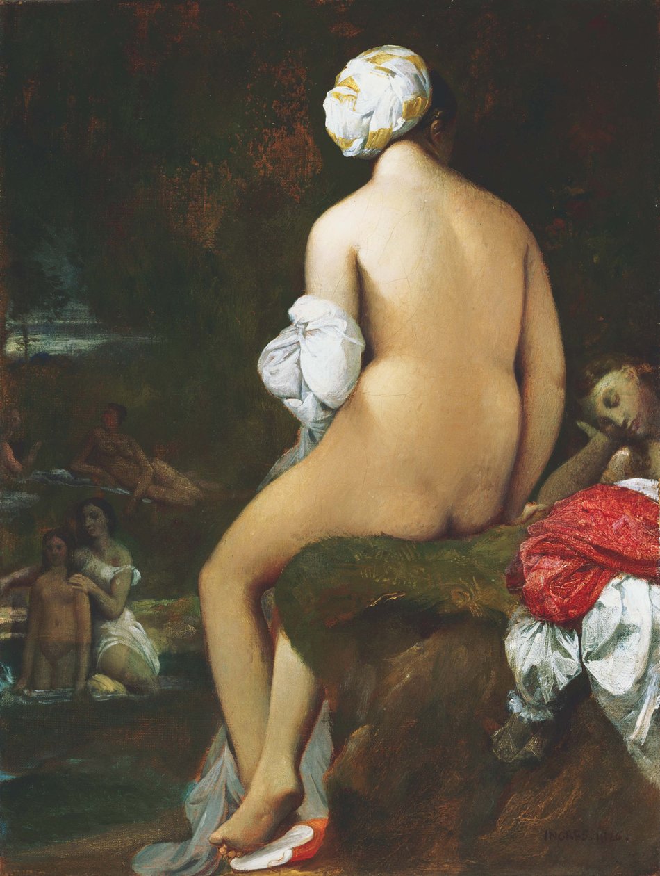 Den lille baderen av Jean Auguste Dominique Ingres