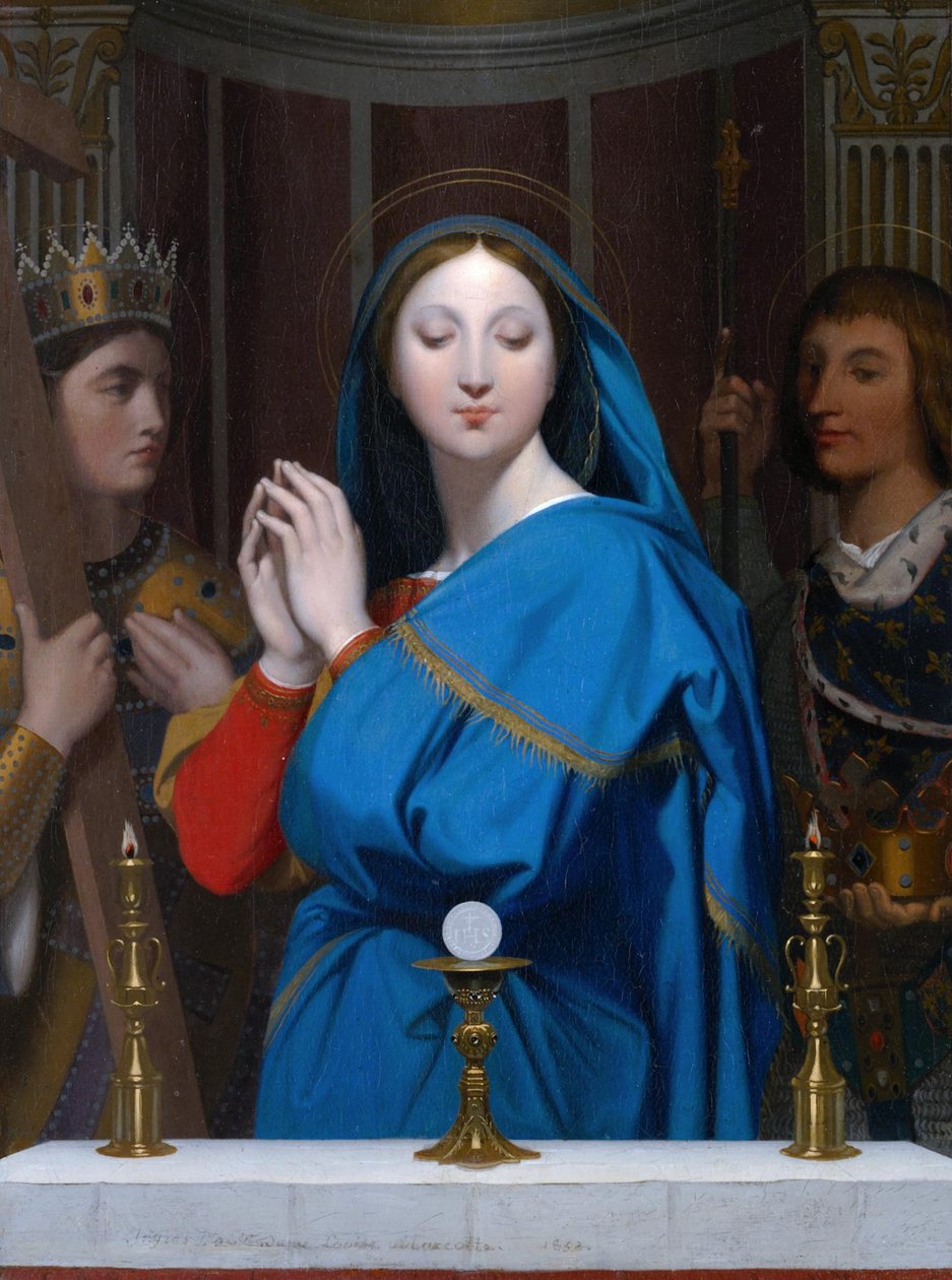 Jomfruen beundrer verten av Jean Auguste Dominique Ingres