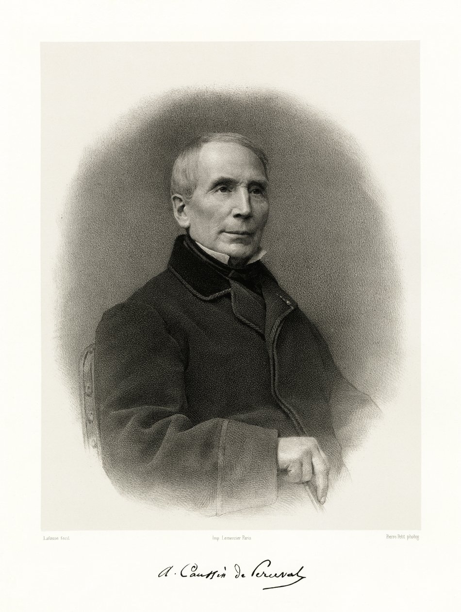 Armand Pierre Caussin de Perceval, 1865-66 av Jean Baptiste Adolphe Lafosse