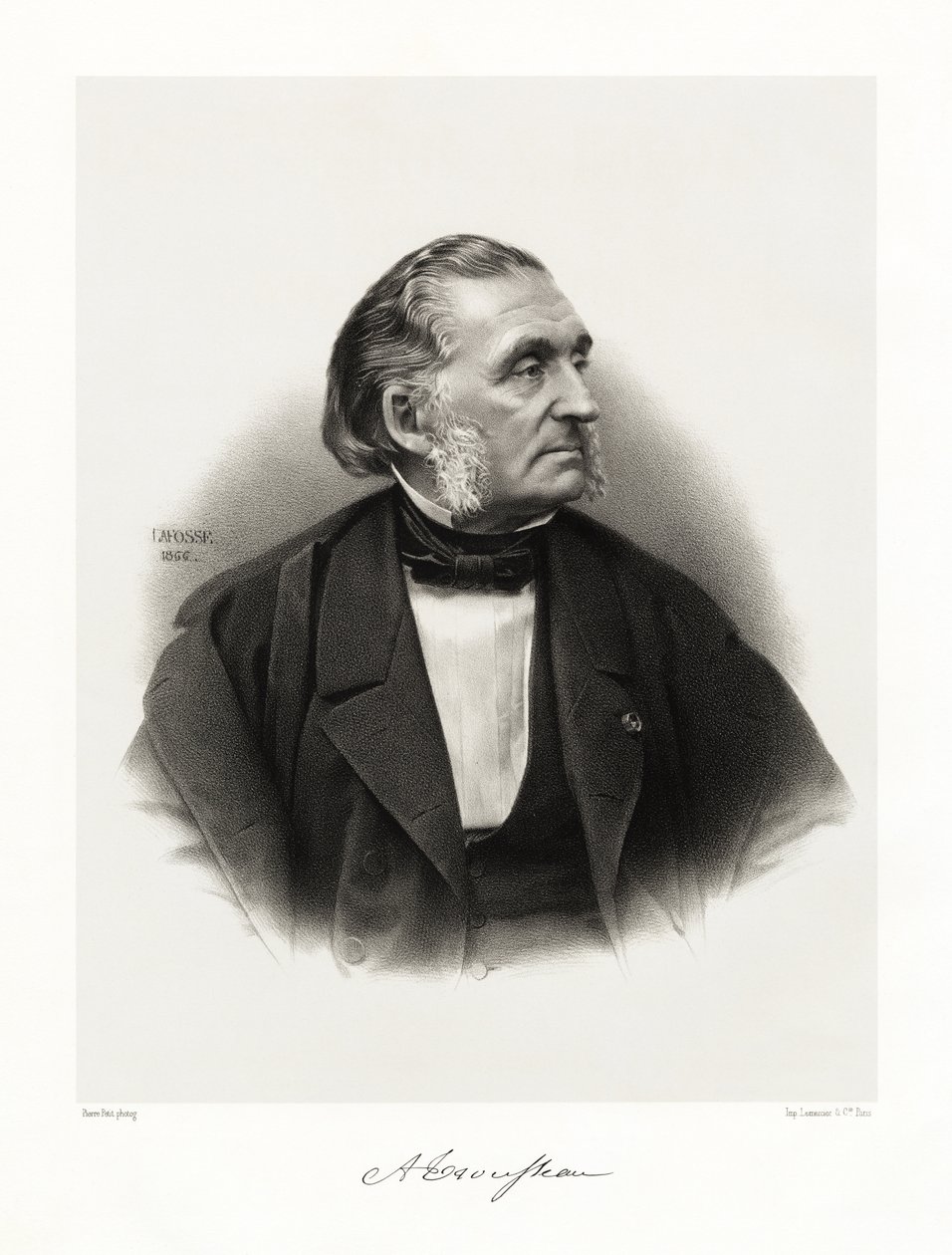 Armand Trousseau, 1865-66 av Jean Baptiste Adolphe Lafosse