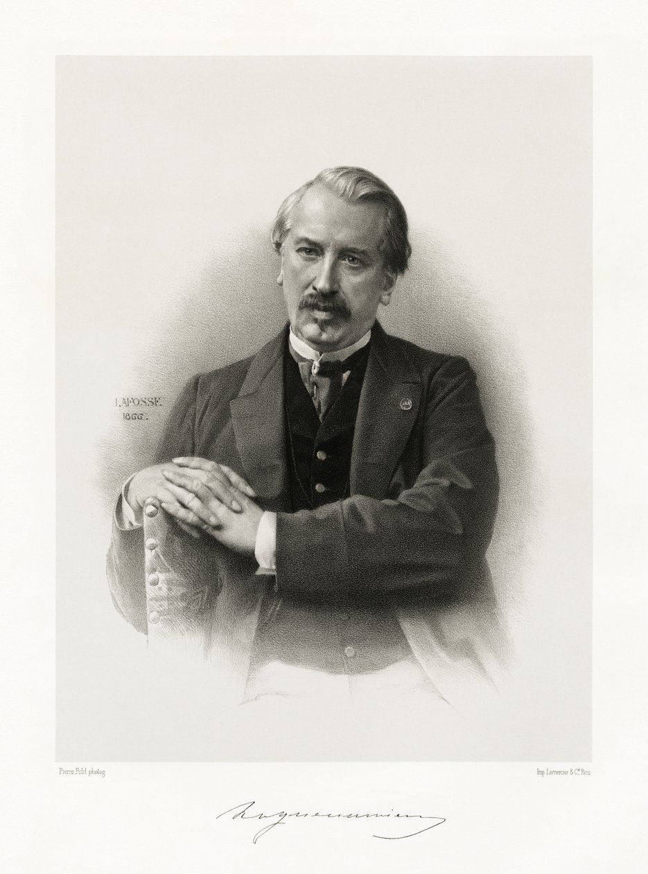 Arthur de La Guéronnière, 1865-66 av Jean Baptiste Adolphe Lafosse