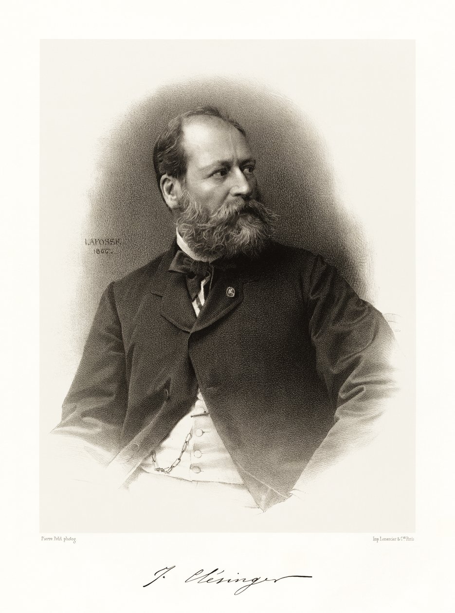 Auguste Clésinger, 1865-66 av Jean Baptiste Adolphe Lafosse