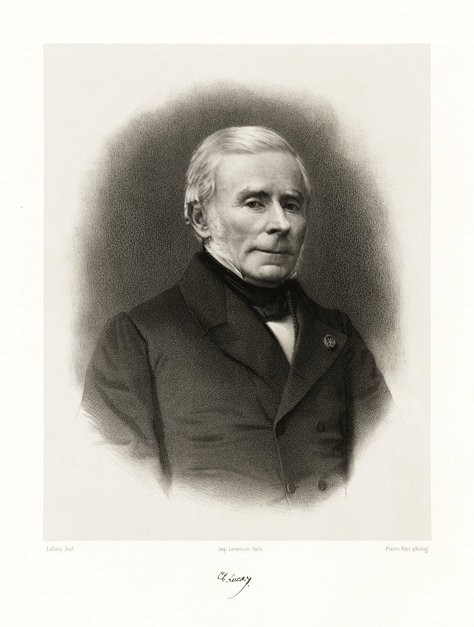 Charles Jean Marie Lucas, 1865-66 av Jean Baptiste Adolphe Lafosse