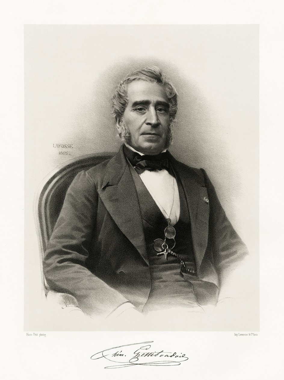 Gaspard Thémistocle Lestiboudois, 1865-66 av Jean Baptiste Adolphe Lafosse
