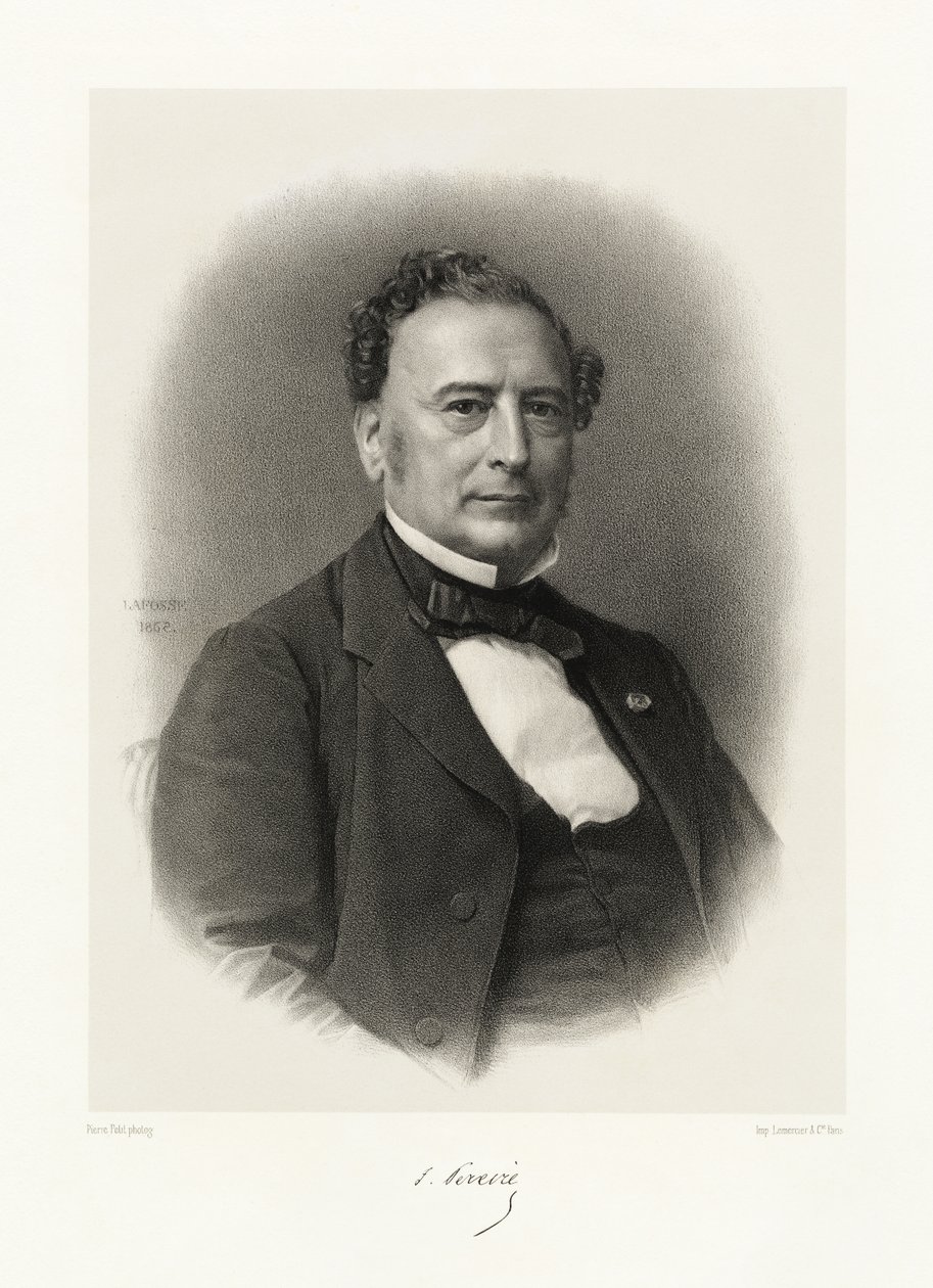 Isaac Rodrigue Péreire, 1865-66 av Jean Baptiste Adolphe Lafosse